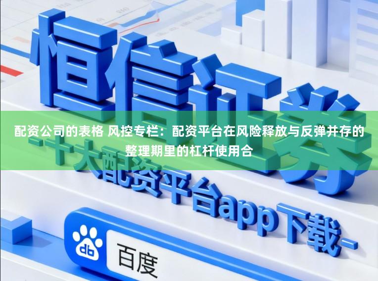 配资公司的表格 风控专栏：配资平台在风险释放与反弹并存的整理期里的杠杆使用合