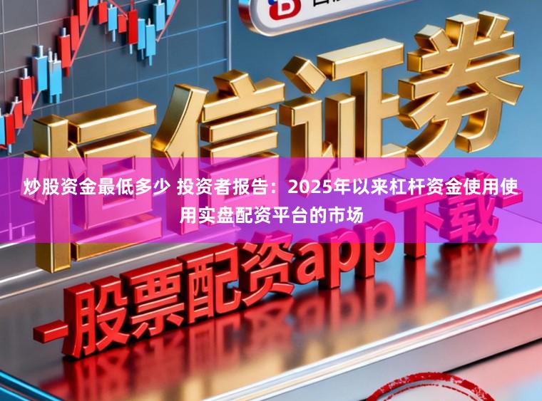 炒股资金最低多少 投资者报告:2025年以来杠杆资金使用使用实盘配资平台的市场